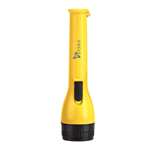 SYSKA SSK-T103AA LED Torch , Strong ABS Material Body, Zinc Carbon Batteries (Yellow)